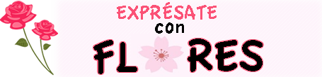 expresate con flores